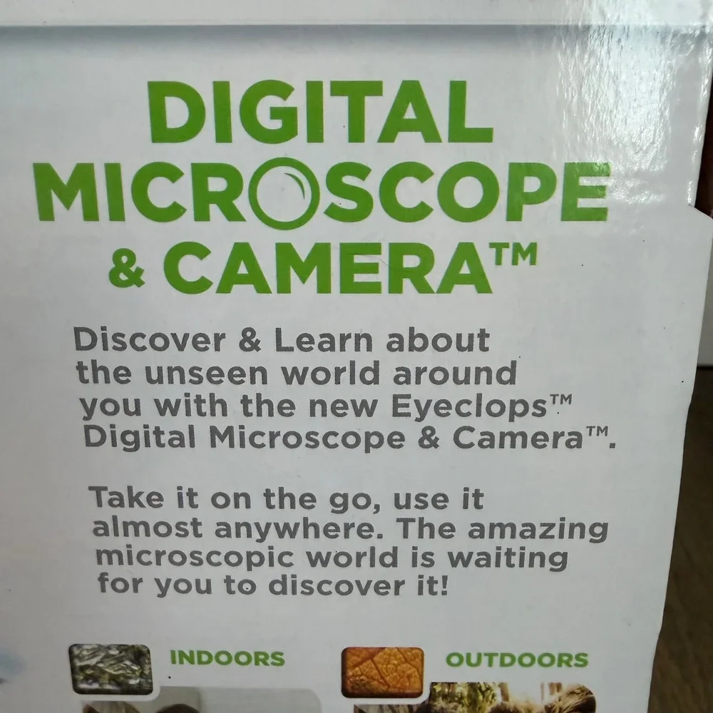 Eyeclops Digital Microscope 800x Magnification STEM Camera Jakks Pacific Kids